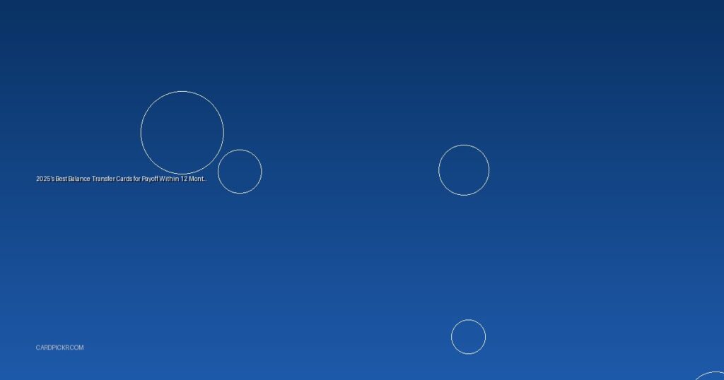 2025’s Best Balance Transfer Cards for Payoff Within 12 Months