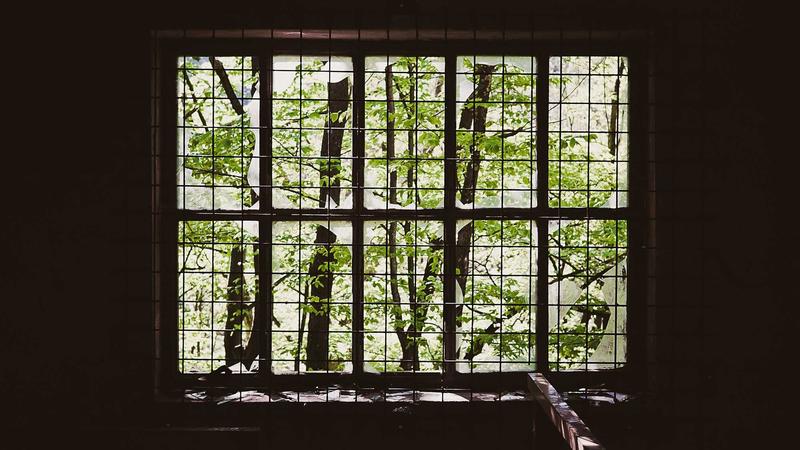 Person reviewing credit card statements at a kitchen table